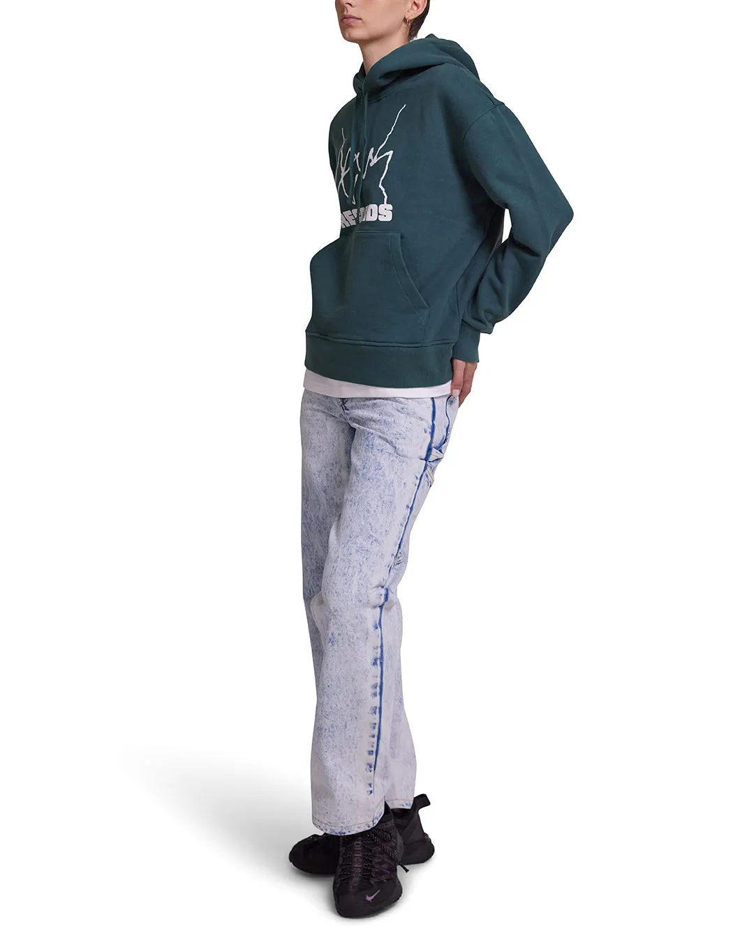 Curfew Hoodie - Workwear Green sold by Deus Ex Machina product image thumbnail 2
