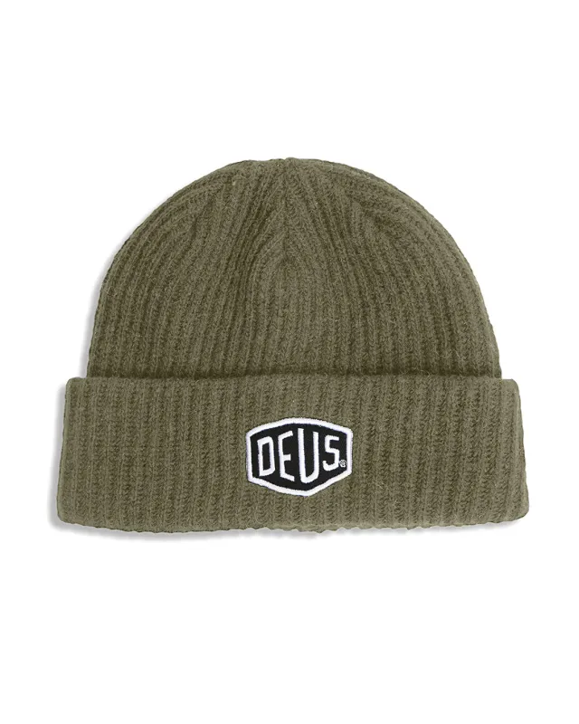 Shield Beanie - Forest Green sold by Deus Ex Machina
