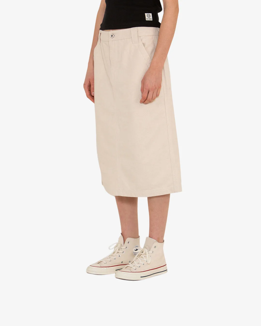Canvas Irene Skirt (Relaxed Fit) - Natural sold by Deus Ex Machina product image thumbnail 3