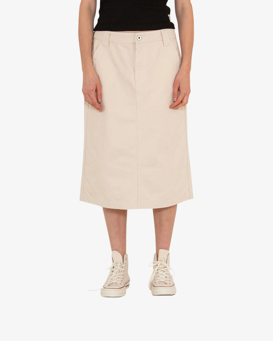 Canvas Irene Skirt (Relaxed Fit) - Natural sold by Deus Ex Machina
