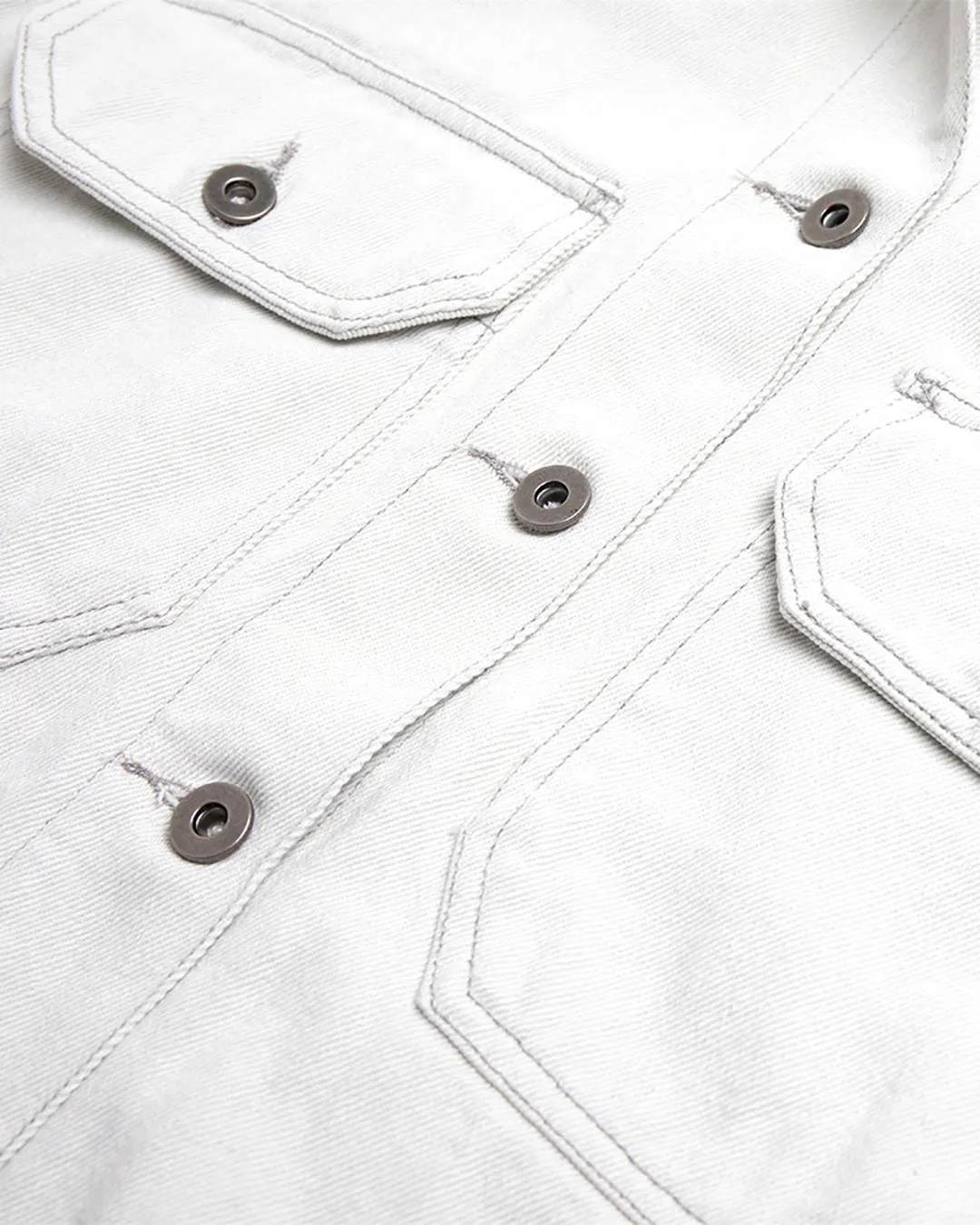 Coby Denim Jacket - Bleached White sold by Deus Ex Machina product image thumbnail 5