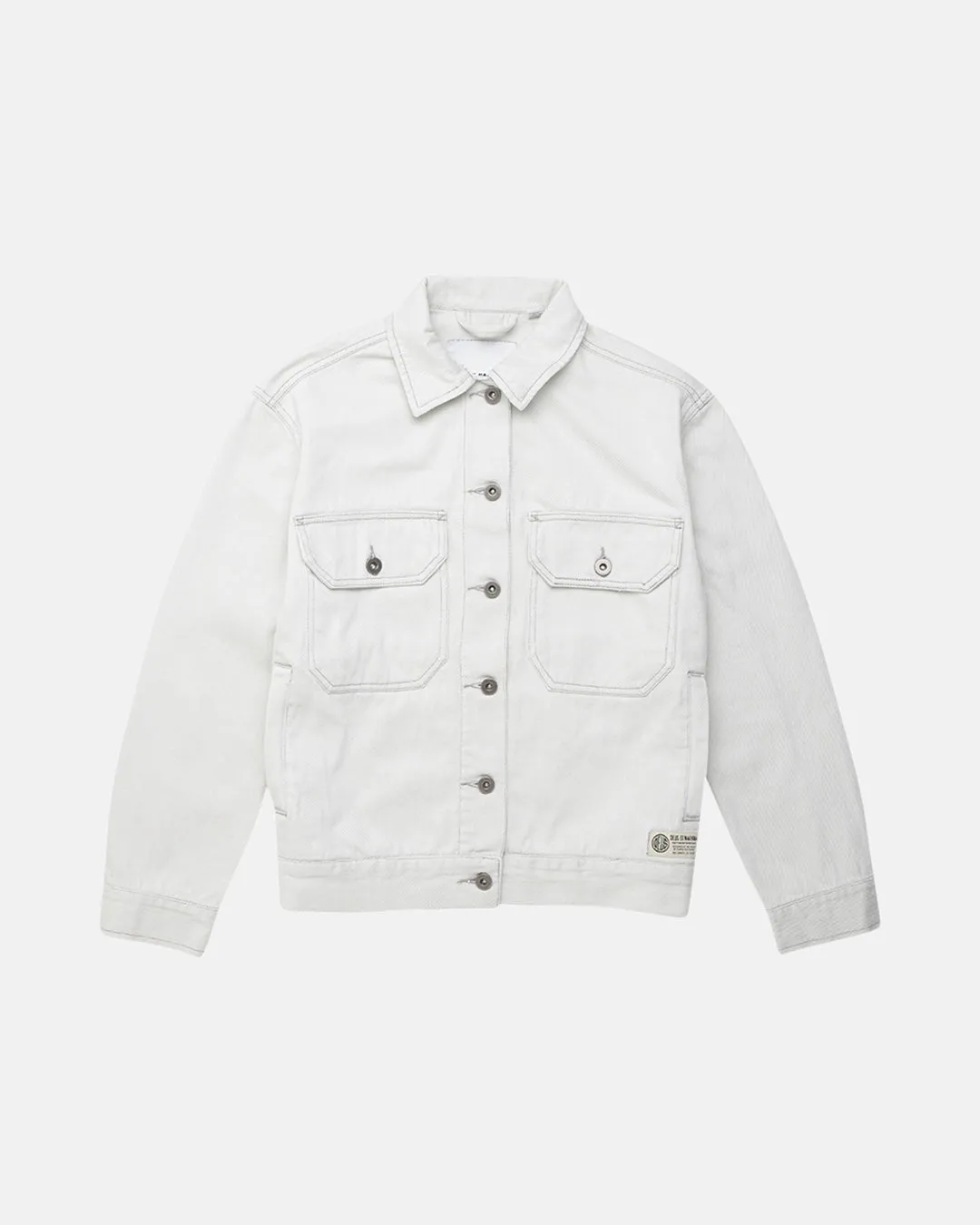 Coby Denim Jacket - Bleached White sold by Deus Ex Machina product image thumbnail 4