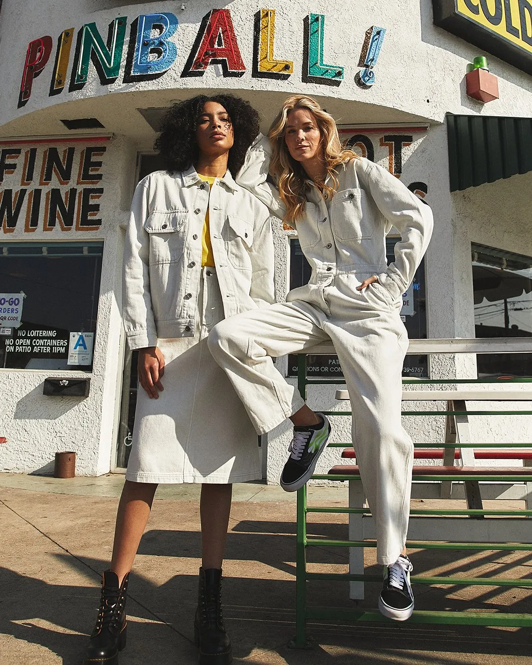Coby Denim Jacket - Bleached White sold by Deus Ex Machina product image thumbnail 2