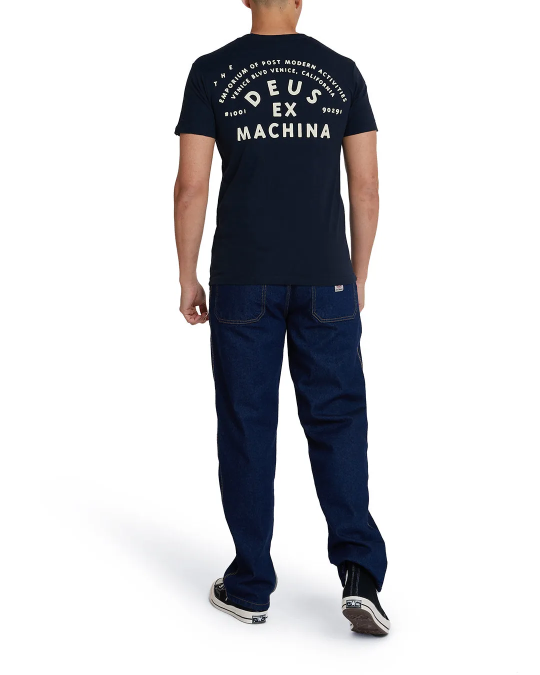 The A100 Tee - Navy sold by Deus Ex Machina product image thumbnail 2