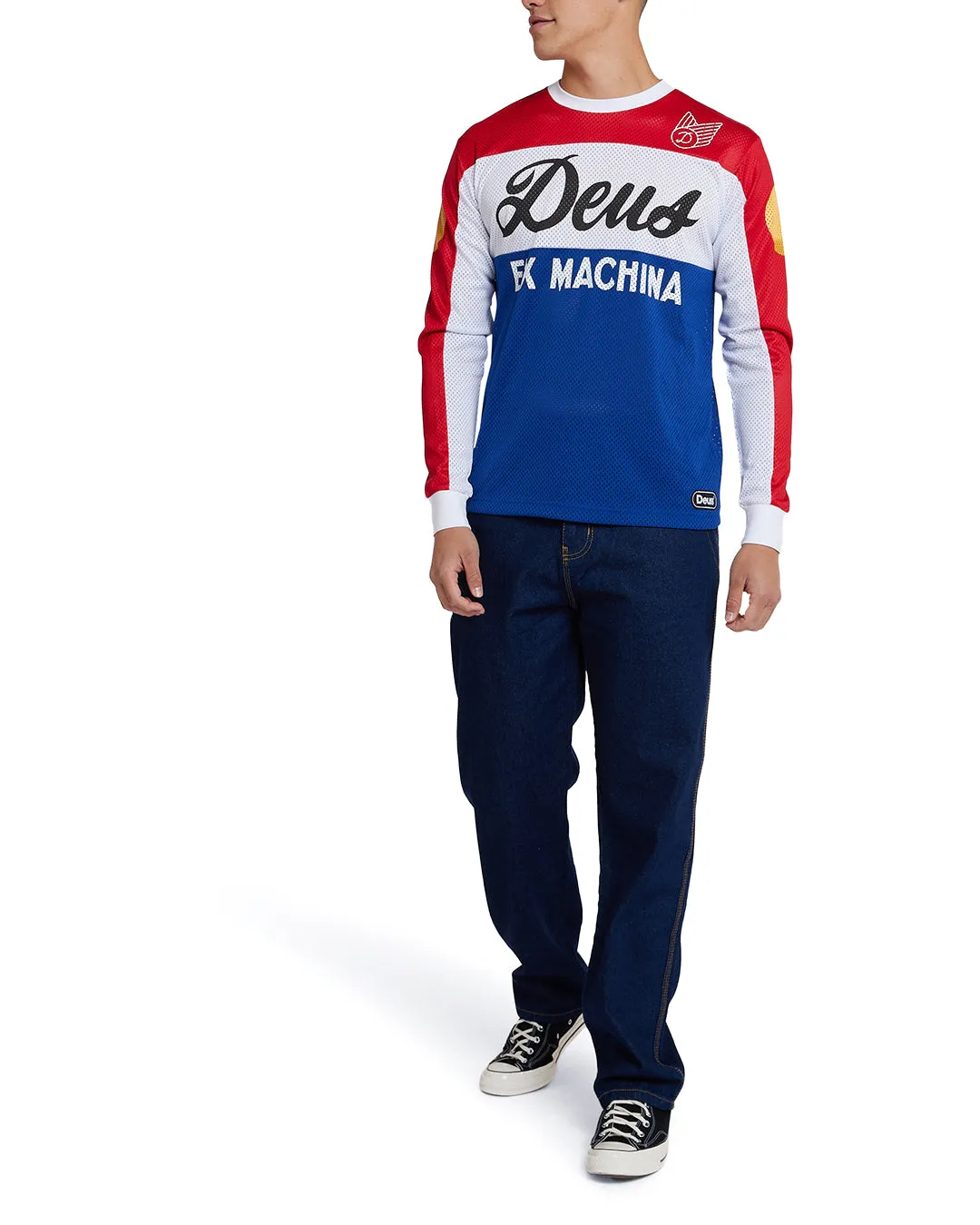 Saber Moto Jersey - Tri Colour sold by Deus Ex Machina product image thumbnail 3