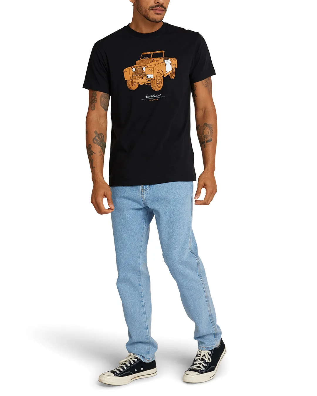 The Landie Tee - Black sold by Deus Ex Machina product image thumbnail 3