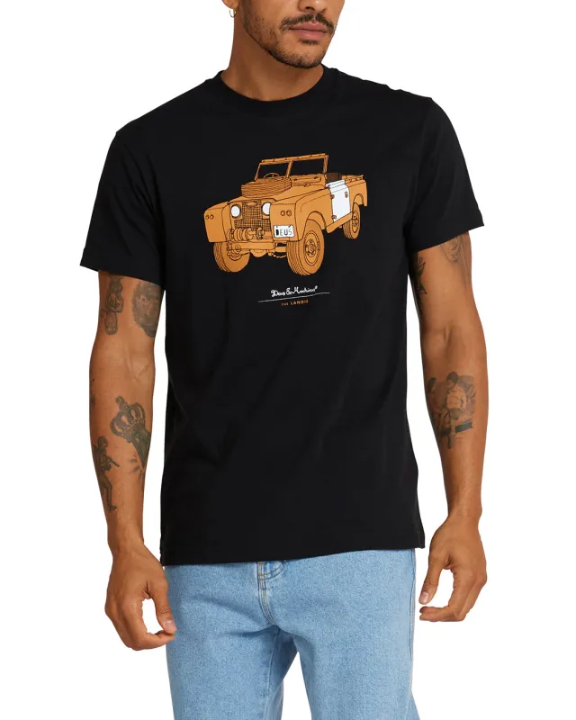 The Landie Tee - Black sold by Deus Ex Machina