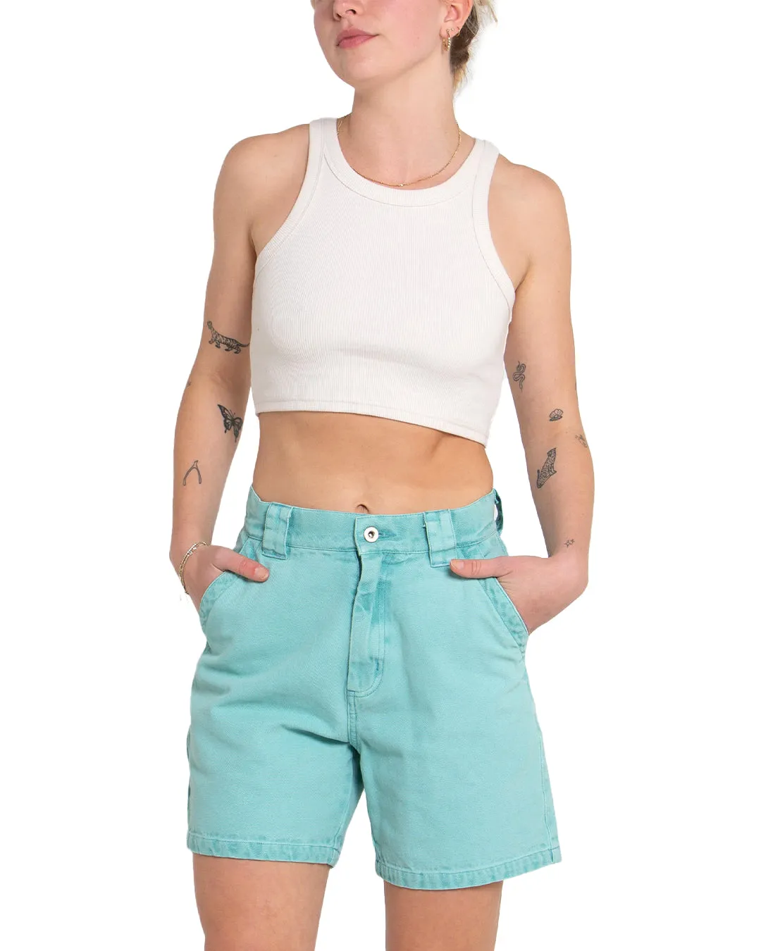 Alyssa Tank - White Sand sold by Deus Ex Machina