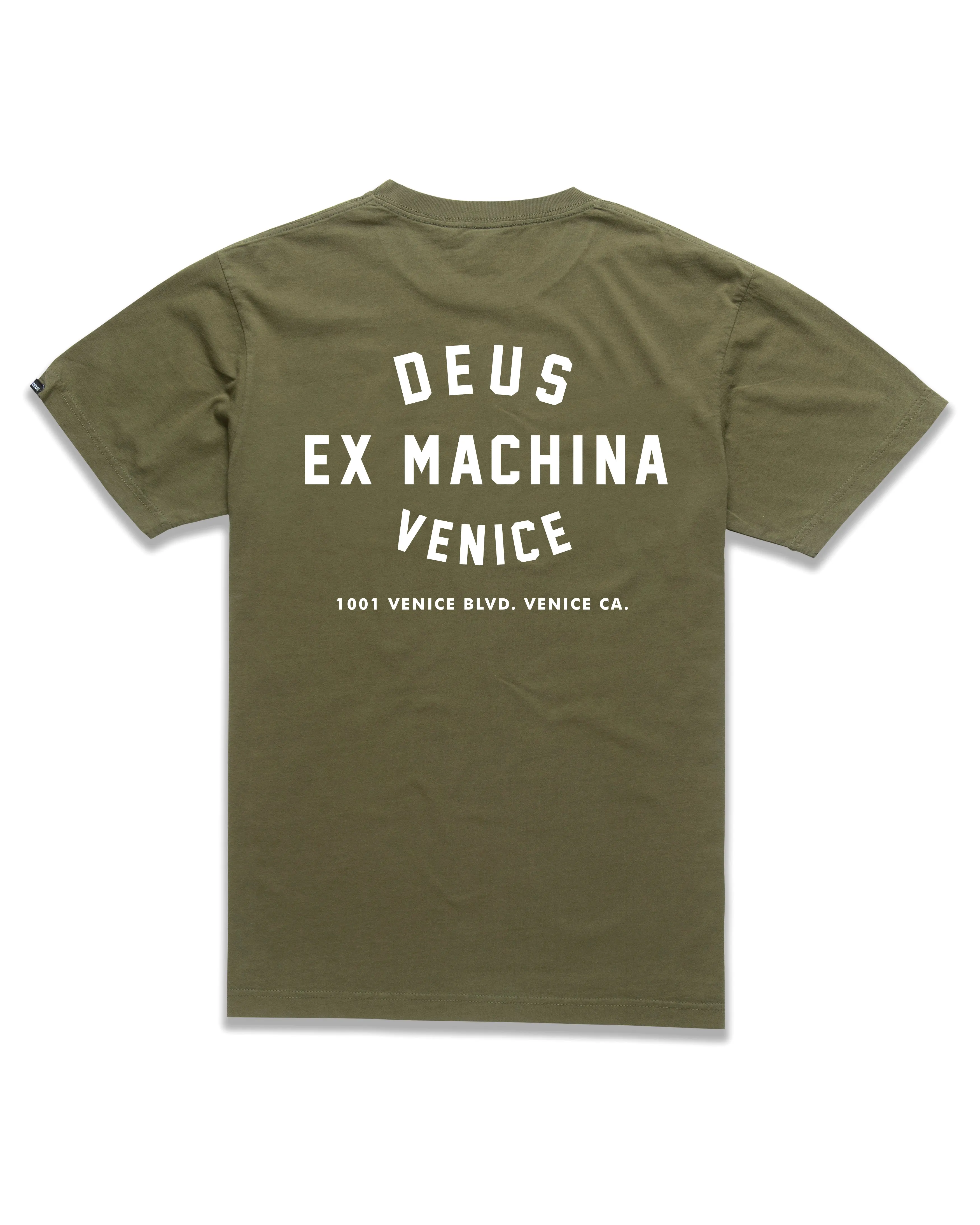 Venice Skull Tee - Forest Green sold by Deus Ex Machina product image thumbnail 2
