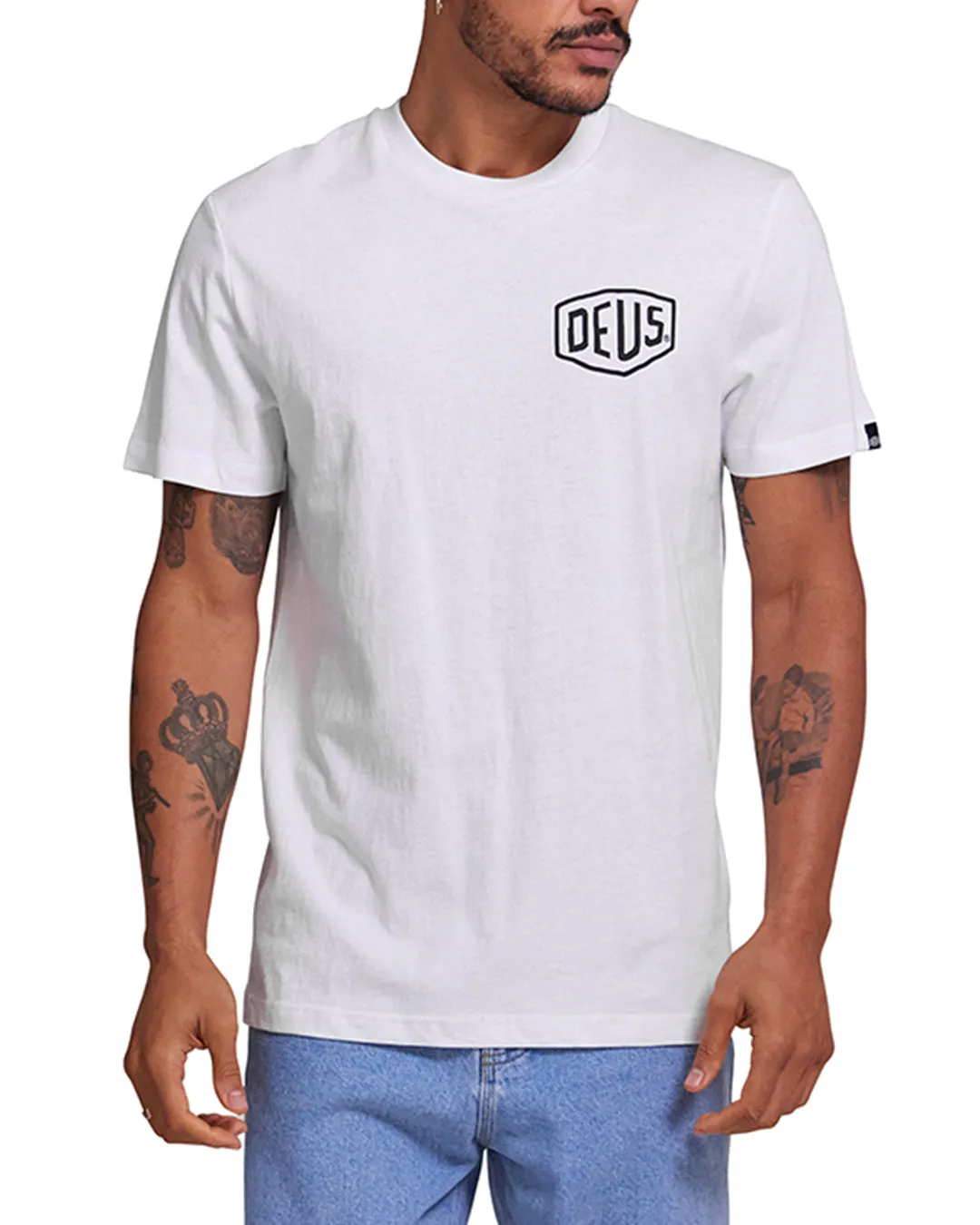 Classic Parilla Tee - White sold by Deus Ex Machina