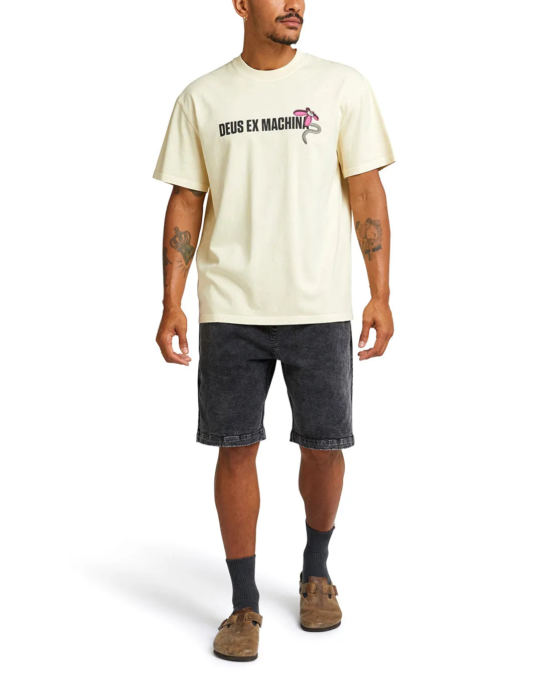 Surf Shop Tee - Dirty White sold by Deus Ex Machina product image thumbnail 3