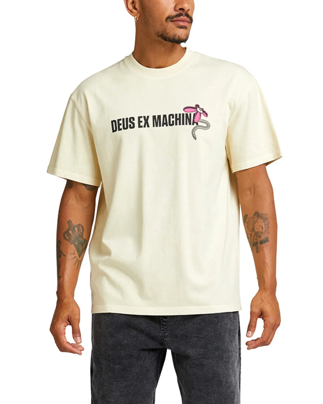 Surf Shop Tee - Dirty White sold by Deus Ex Machina