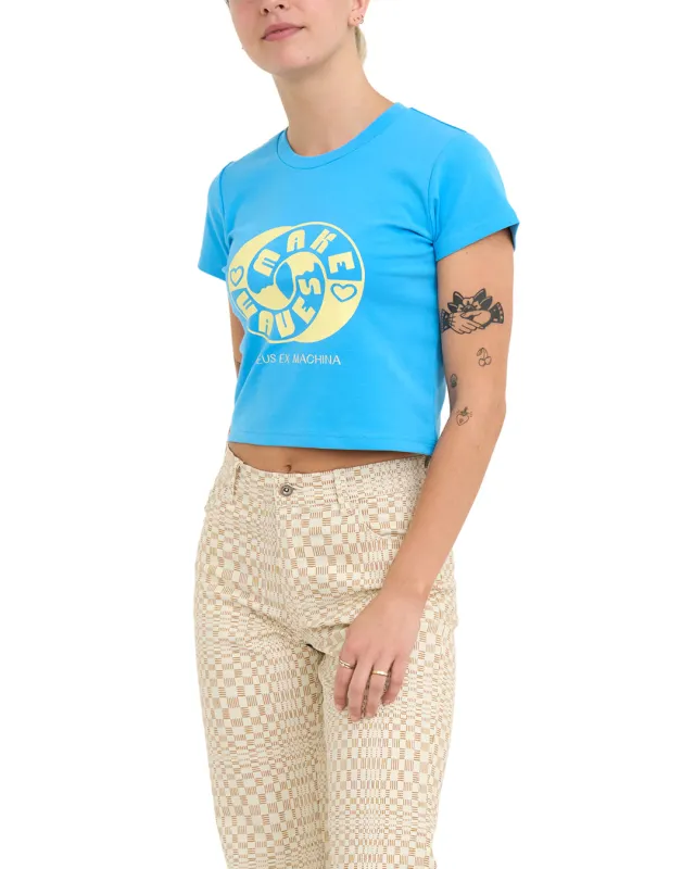 Sunshine Tee - Malibu Blue sold by Deus Ex Machina