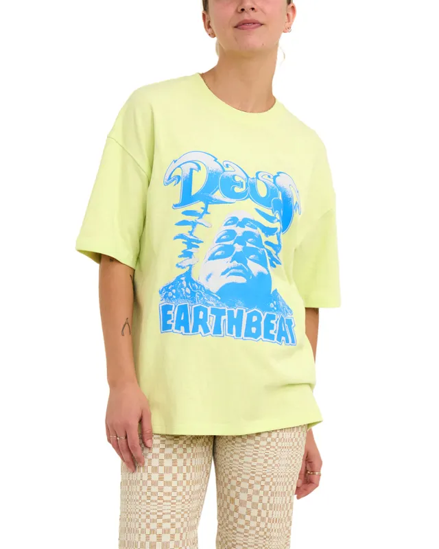 Dxw Earthbeat Tee - Luminary Green sold by Deus Ex Machina