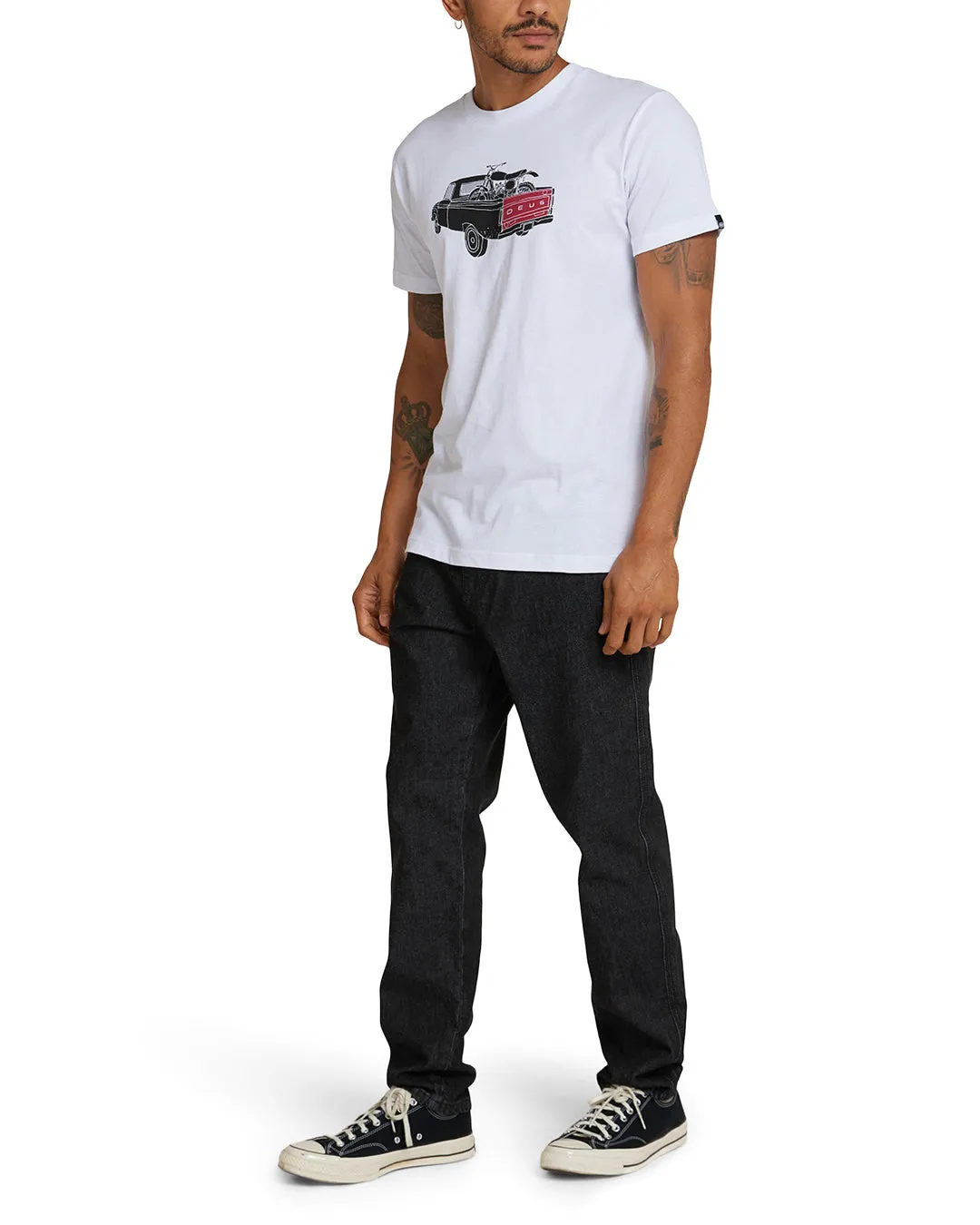 Carby Pickup Tee - White sold by Deus Ex Machina product image thumbnail 3