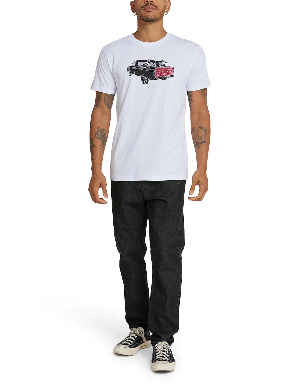 Carby Pickup Tee - White sold by Deus Ex Machina product image thumbnail 4