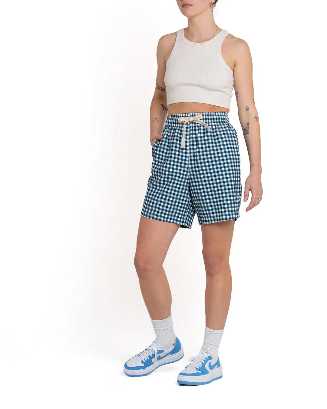 Natalie Short - Opal Gingham sold by Deus Ex Machina product image thumbnail 2