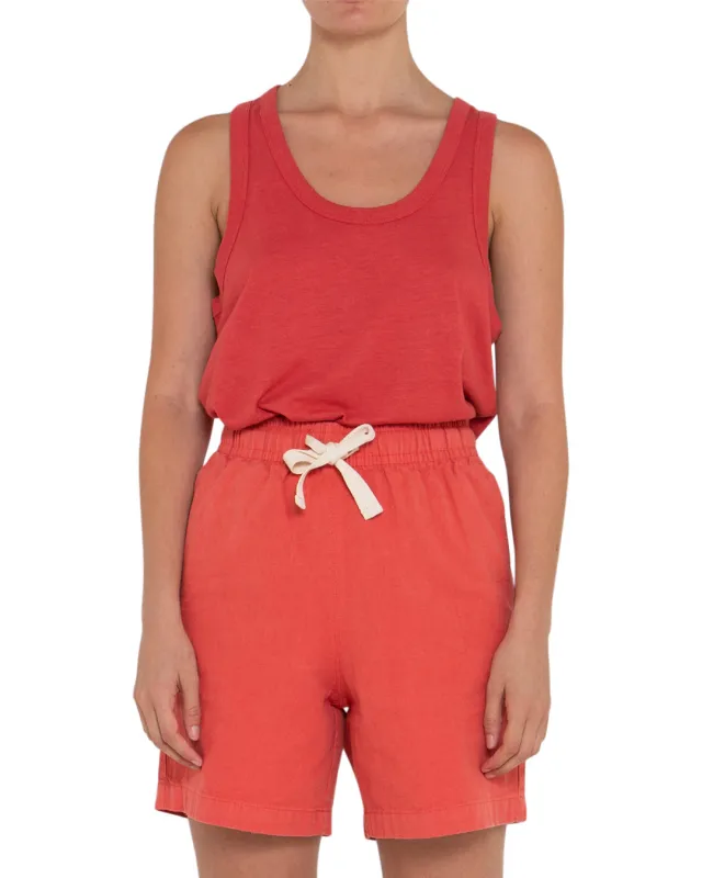 Waverley Tank - Cranberry sold by Deus Ex Machina