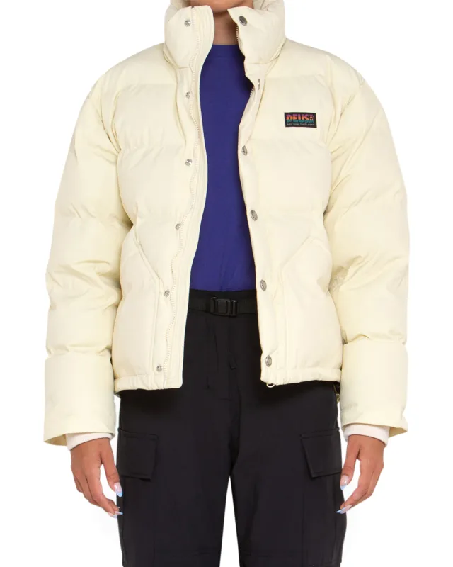 Puffer Jacket - Bone White sold by Deus Ex Machina