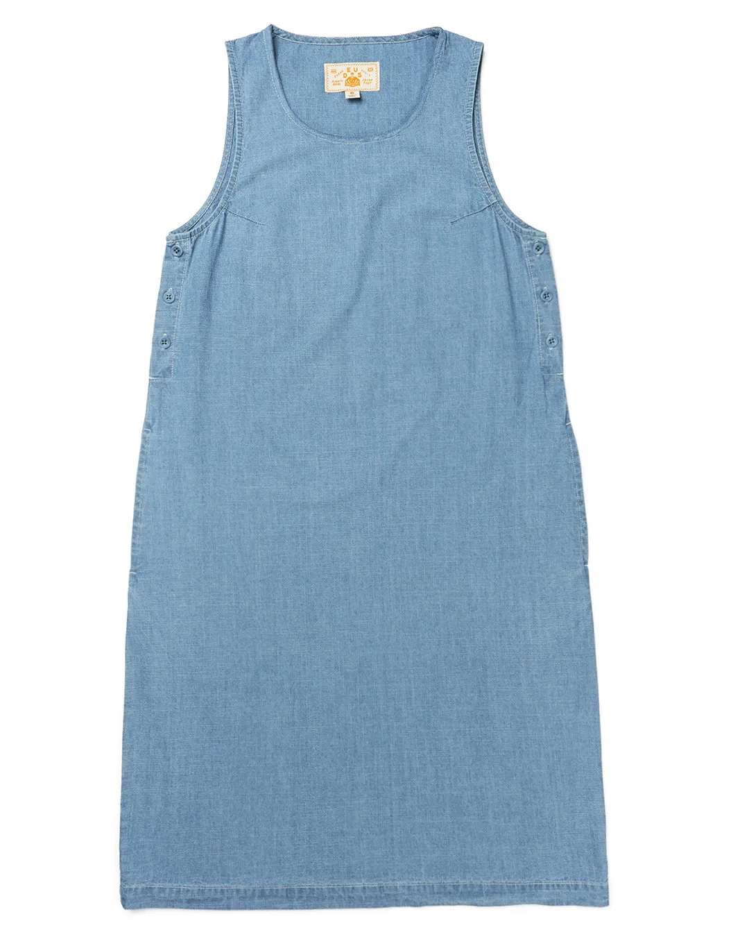 Piri Dress - Indigo Blue Chambray sold by Deus Ex Machina product image thumbnail 4