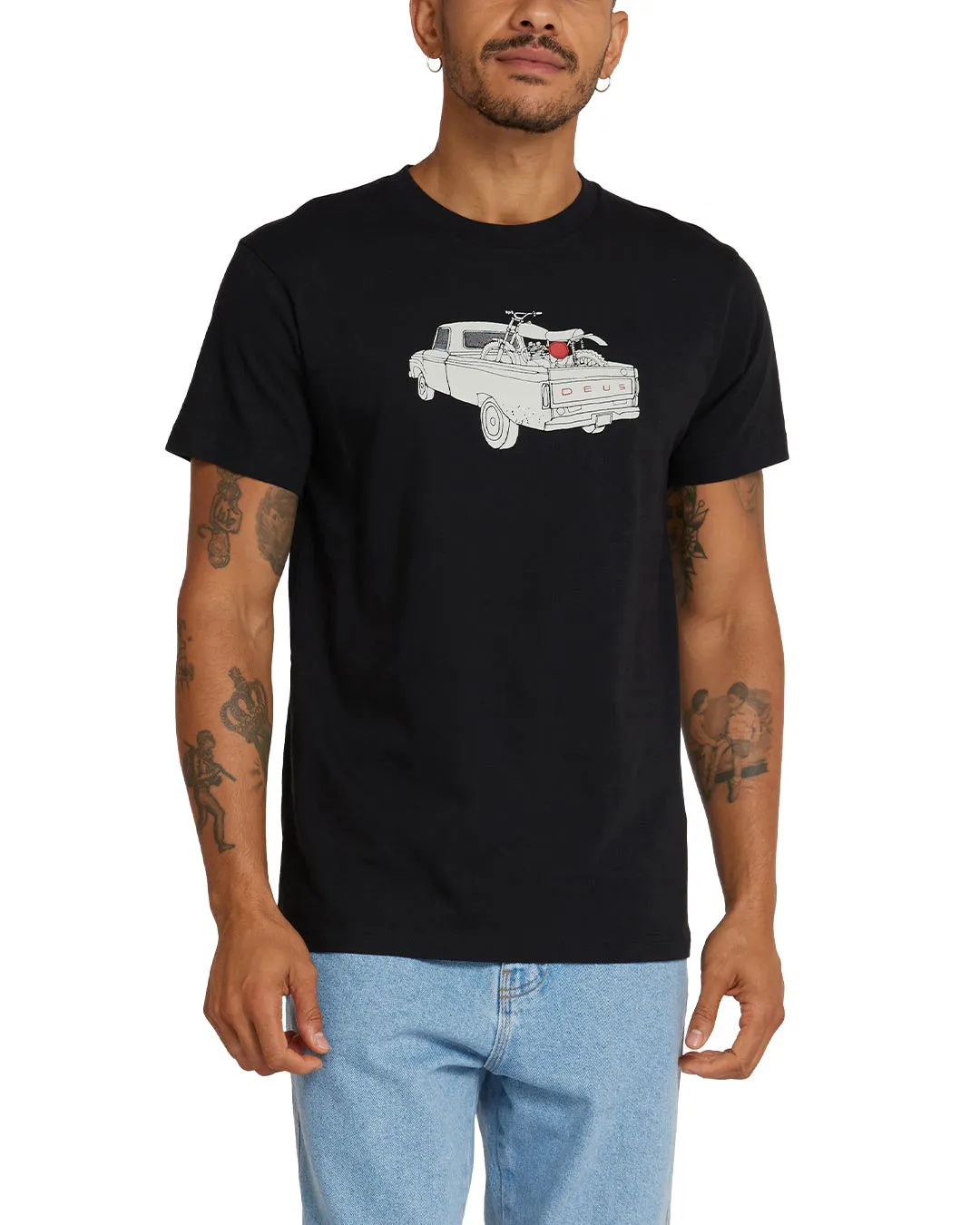 Carby Pickup Tee - Black sold by Deus Ex Machina