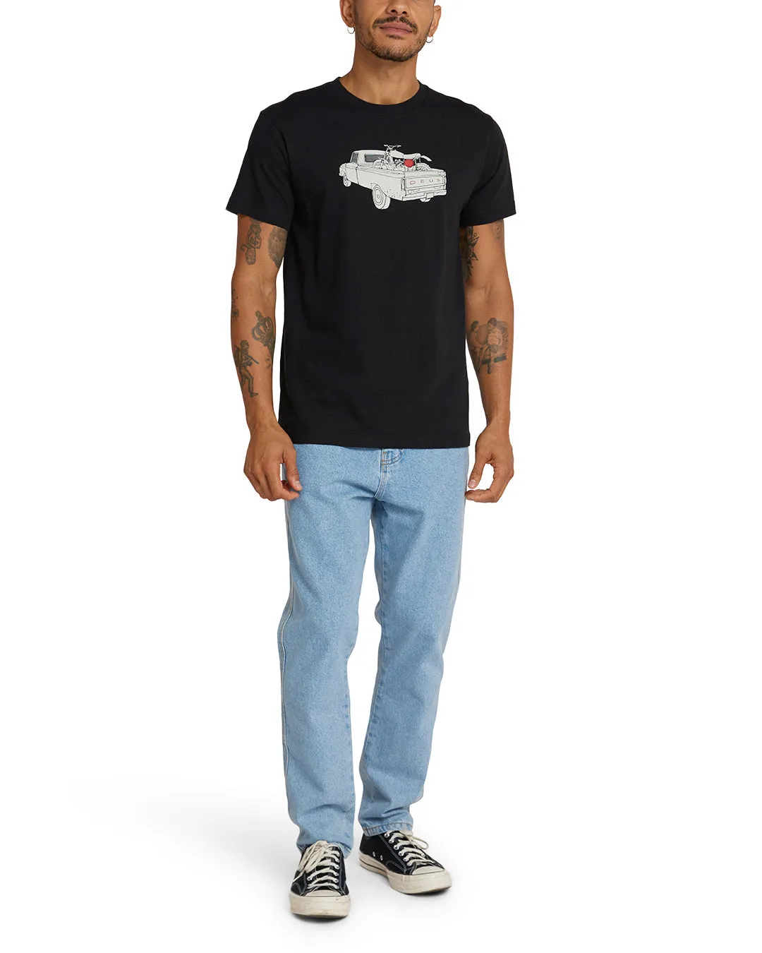 Carby Pickup Tee - Black sold by Deus Ex Machina product image thumbnail 3