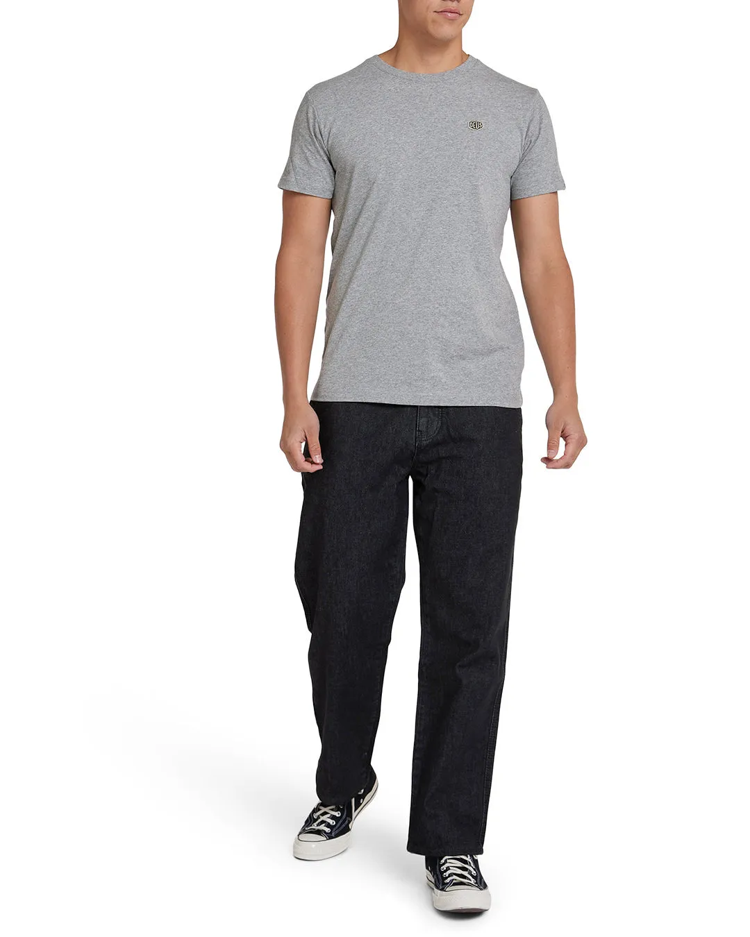 Shield Standard Tee - Grey Marle sold by Deus Ex Machina product image thumbnail 4