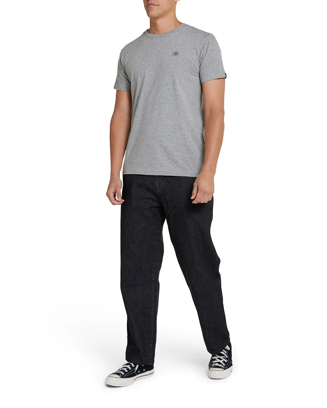 Shield Standard Tee - Grey Marle sold by Deus Ex Machina product image thumbnail 3