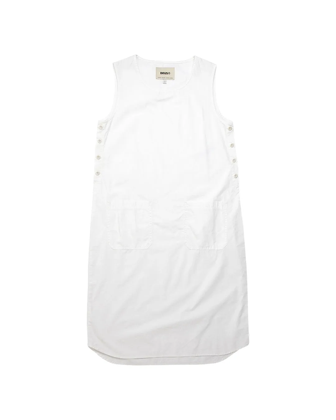 Work Dress (Relaxed Fit) - White sold by Deus Ex Machina product image thumbnail 4