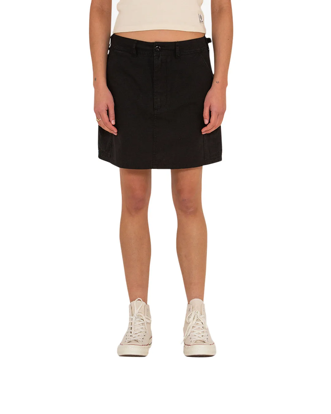 Reggie Skirt (Regular Fit) - Black sold by Deus Ex Machina