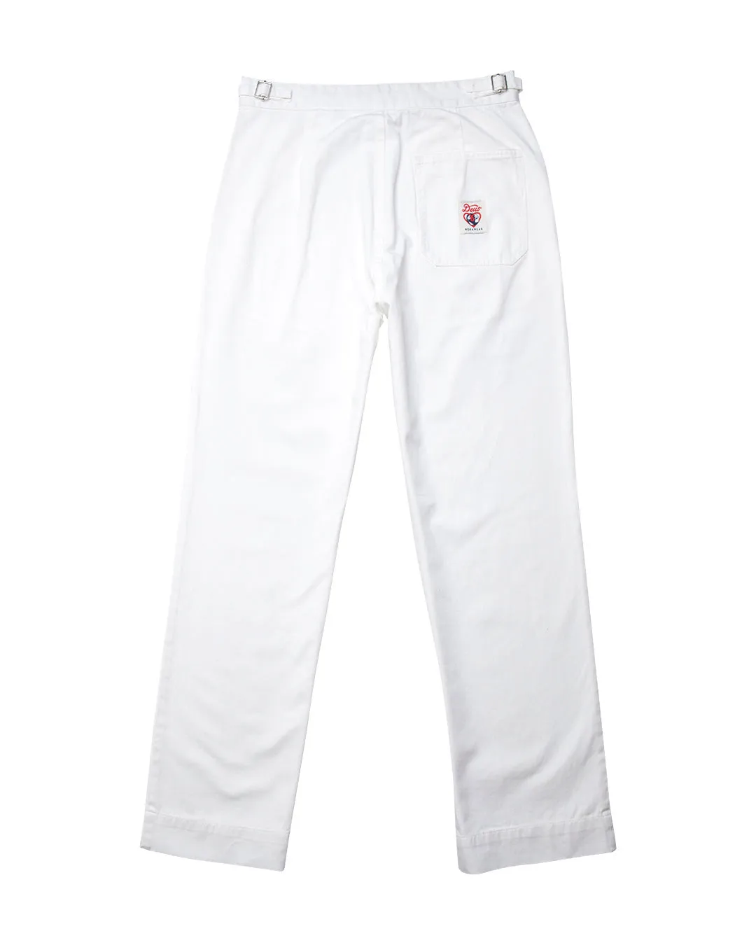 Juliette Pleat Pant (Relaxed Fit) - Bleach White sold by Deus Ex Machina product image thumbnail 5