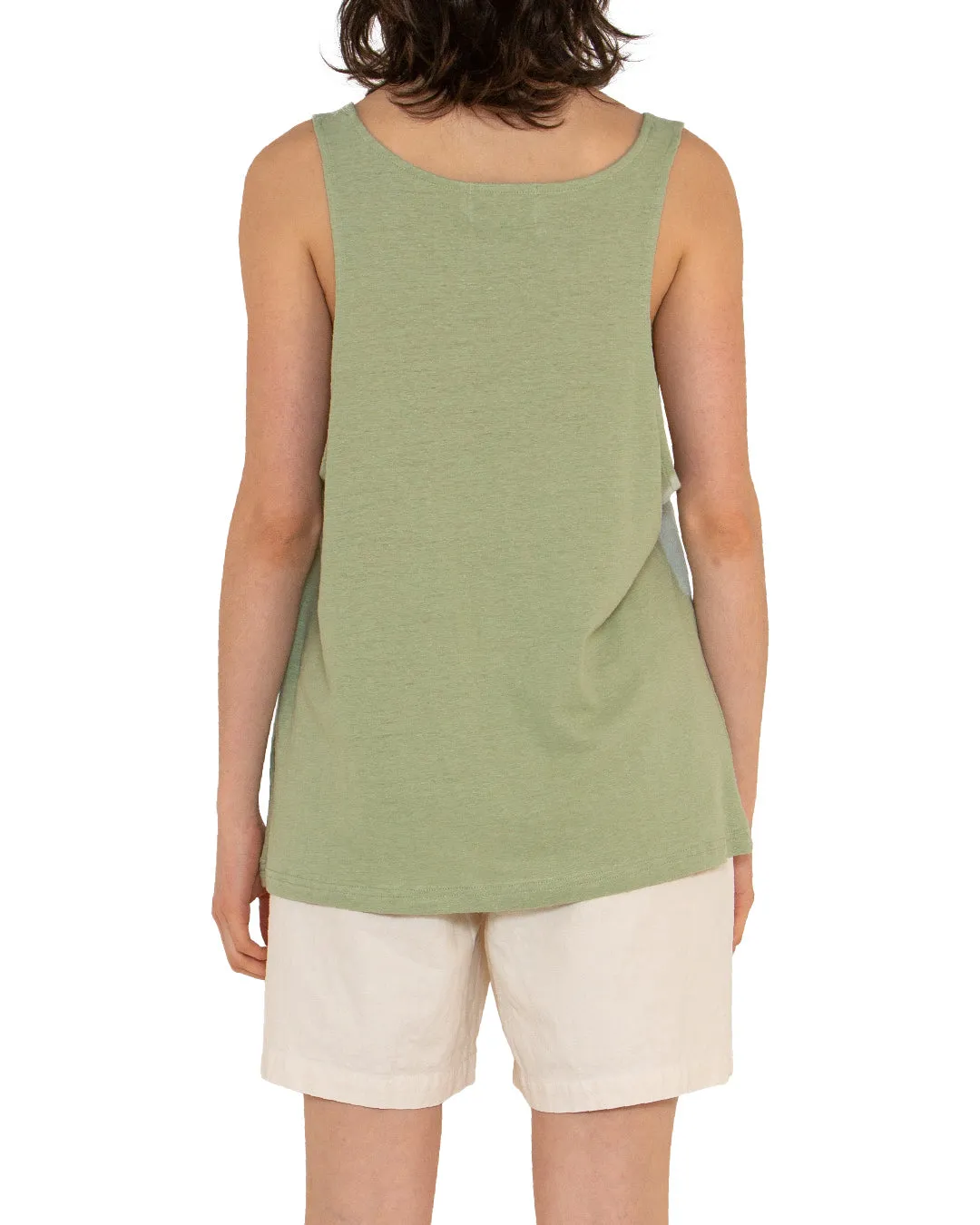 Waverley Tank (Oversized Fit) - Reseda sold by Deus Ex Machina product image thumbnail 2