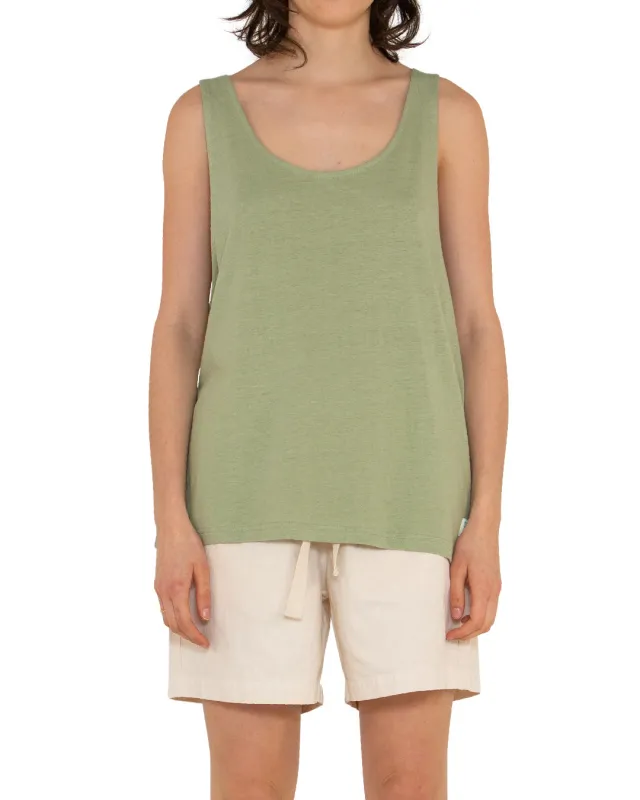 Waverley Tank (Oversized Fit) - Reseda sold by Deus Ex Machina