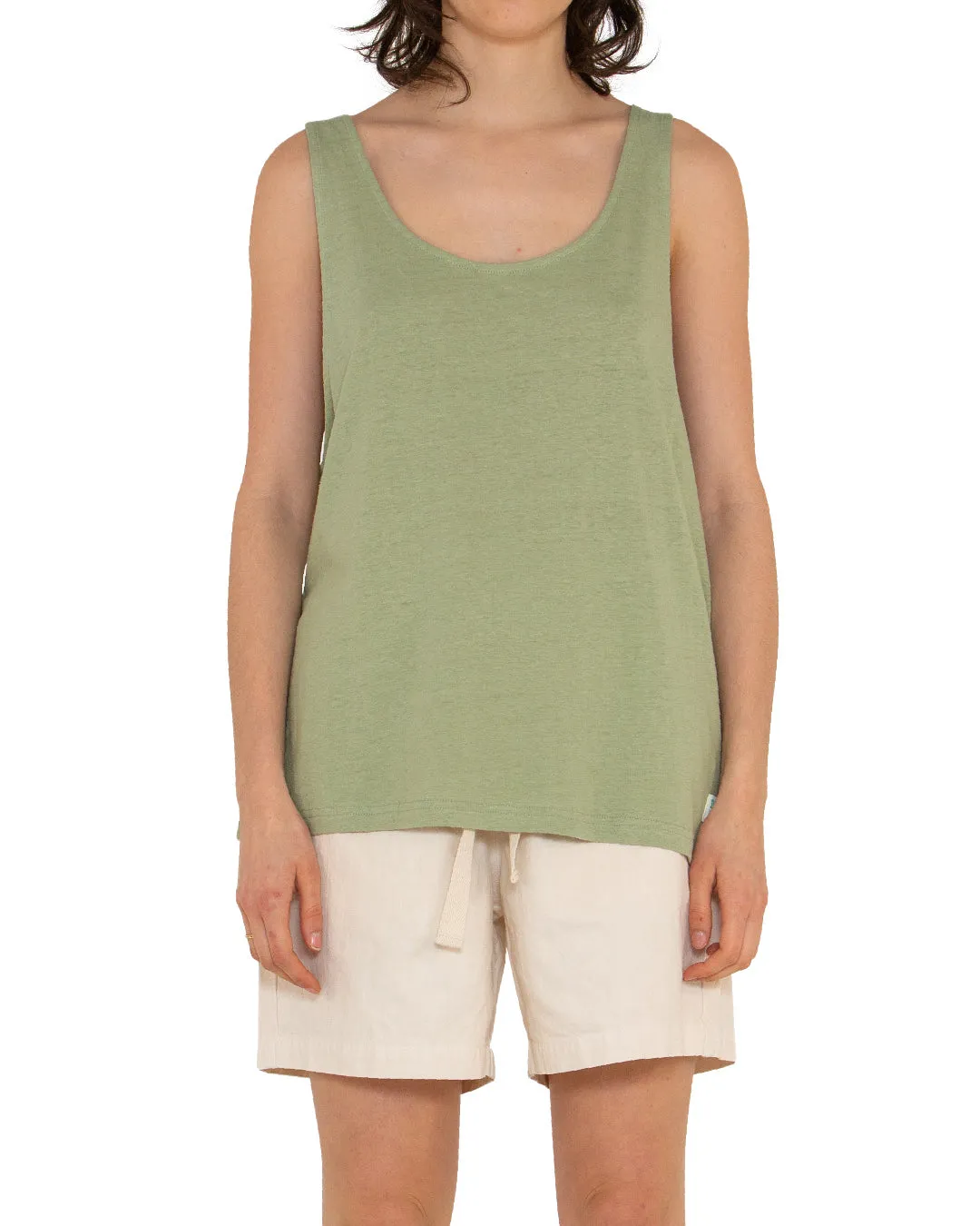 Waverley Tank (Oversized Fit) - Reseda sold by Deus Ex Machina