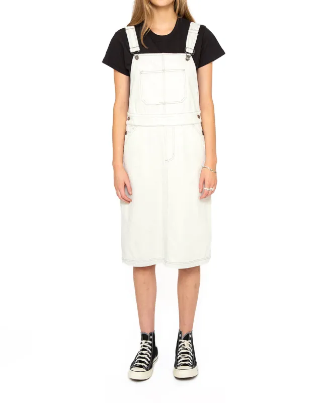 Overall Dress (Relaxed Fit) - Bleached White sold by Deus Ex Machina