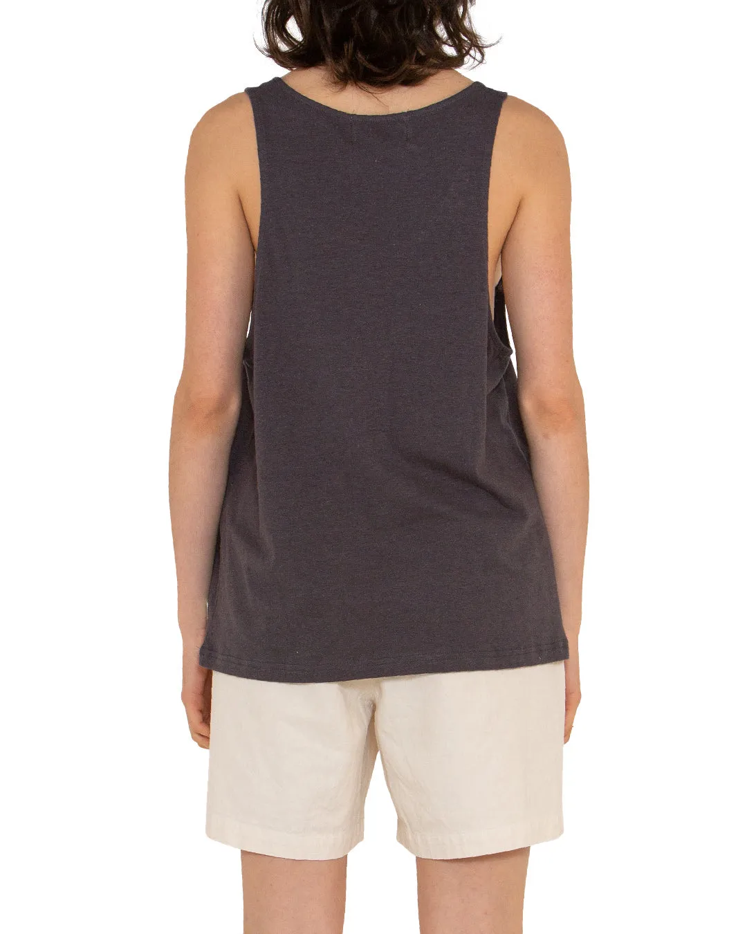 Waverley Tank (Oversized Fit) - Shadow Grey sold by Deus Ex Machina product image thumbnail 2
