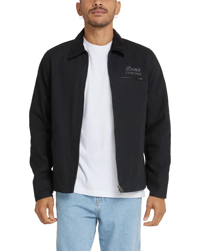 Address Workwear Jacket - Black sold by Deus Ex Machina