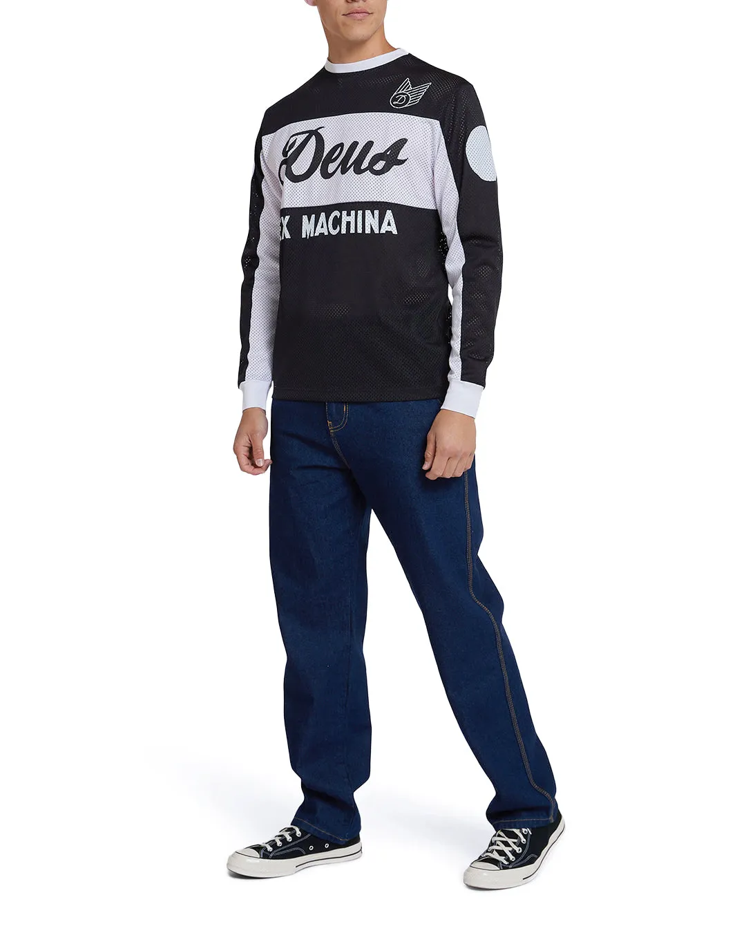 Saber Moto Jersey - Black sold by Deus Ex Machina product image thumbnail 4