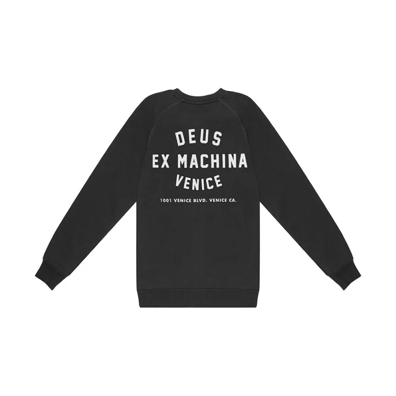 Venice Address Crew - Black sold by Deus Ex Machina