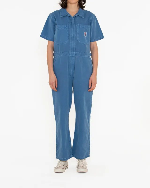Winona Coverall - Overdyed Light Indigo sold by Deus Ex Machina