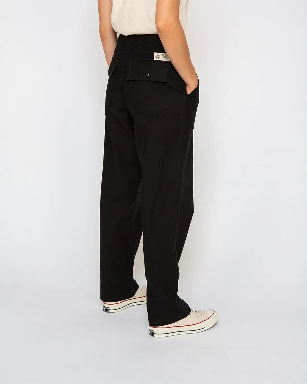 Mona Fatigue Pant - Black sold by Deus Ex Machina product image thumbnail 2