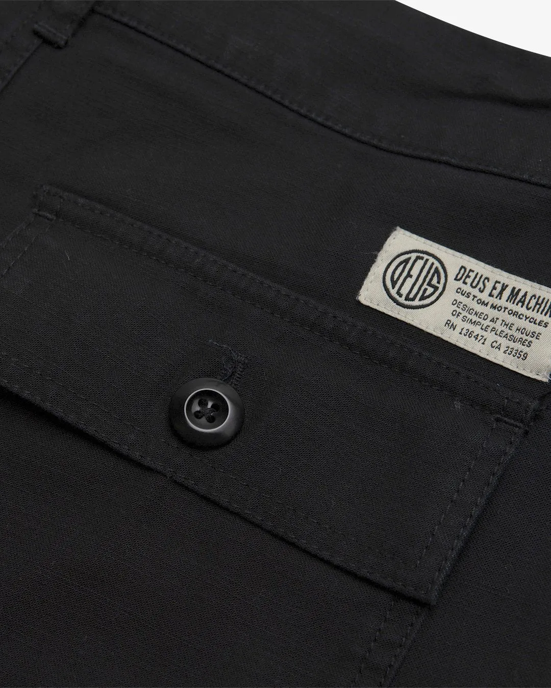 Mona Fatigue Pant - Black sold by Deus Ex Machina product image thumbnail 4