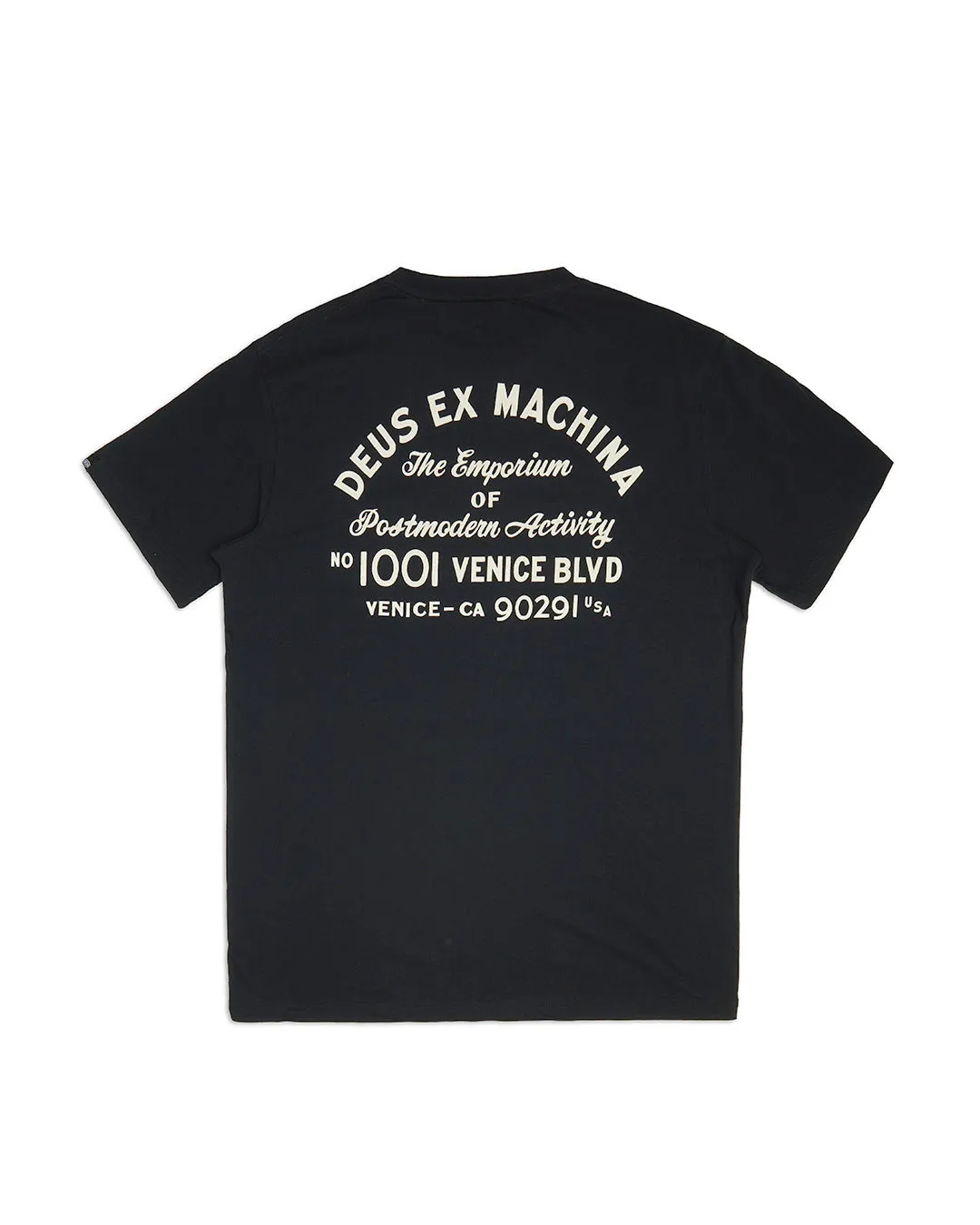 Venice Address Pocket Tee - Black sold by Deus Ex Machina product image thumbnail 3