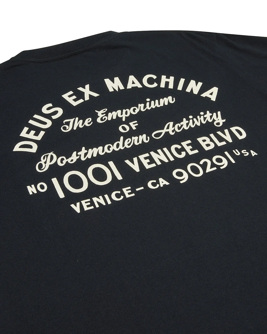 Venice Address Pocket Tee - Black sold by Deus Ex Machina product image thumbnail 5