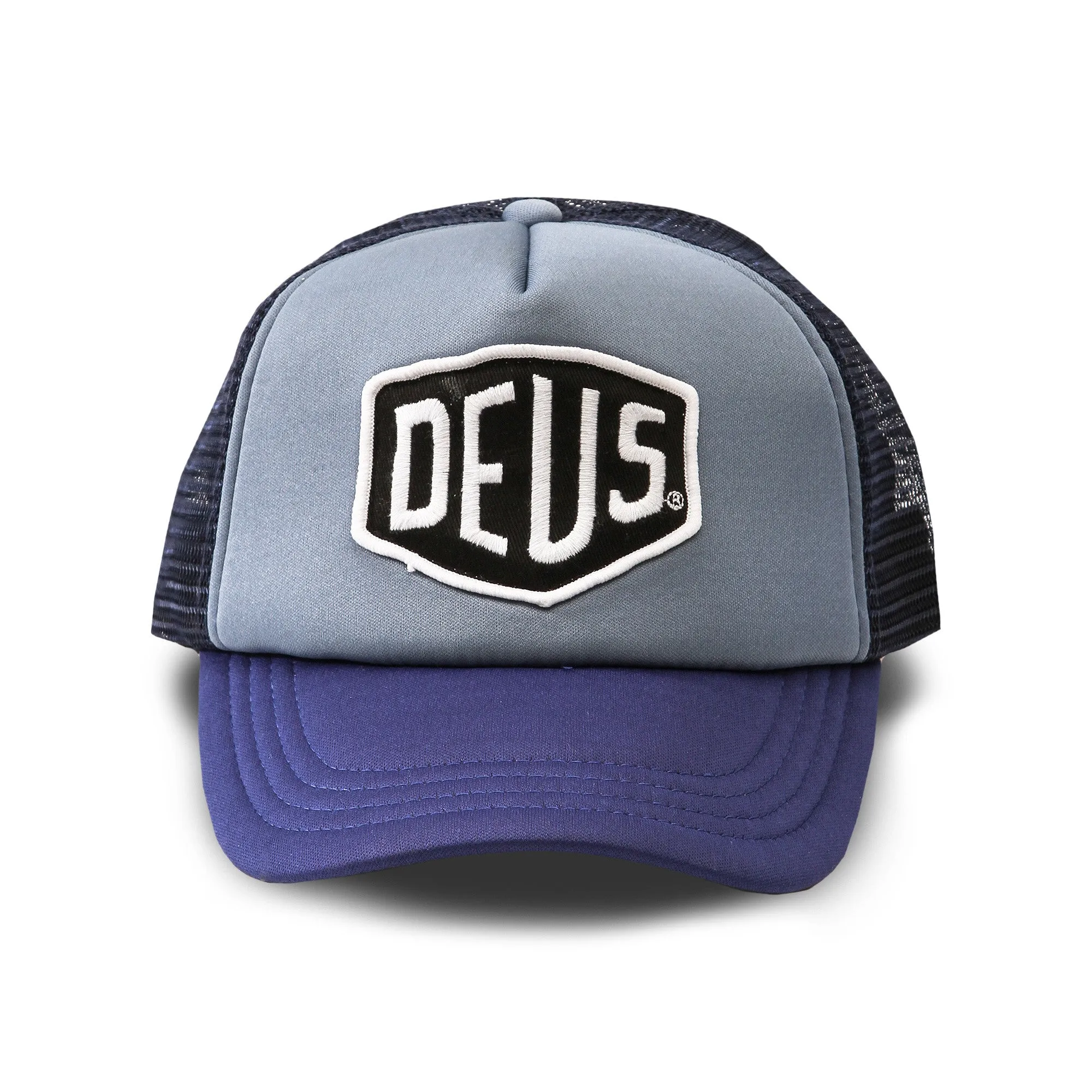 Baylands Trucker Hat - Blue-Navy sold by Deus Ex Machina