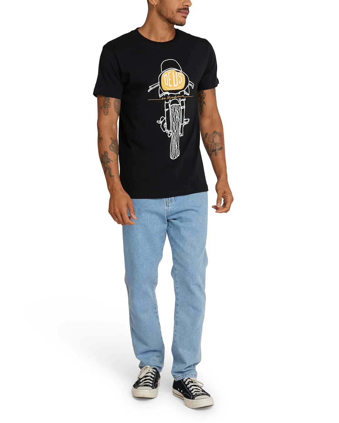 Frontal Matchless Tee - Black sold by Deus Ex Machina product image thumbnail 4
