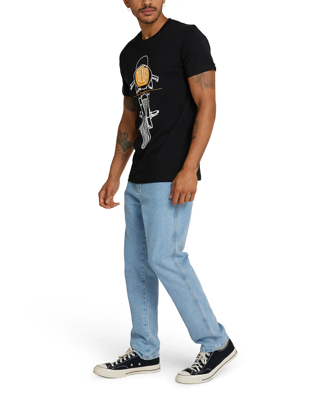 Frontal Matchless Tee - Black sold by Deus Ex Machina product image thumbnail 3