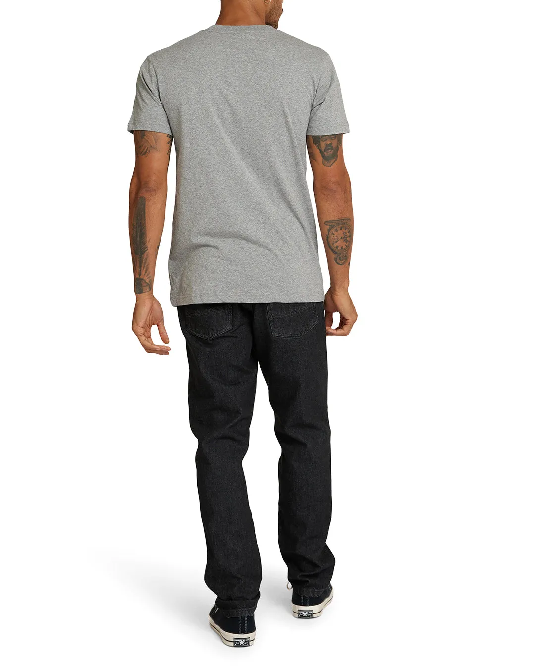 Frontal Matchless Tee - Grey Marle sold by Deus Ex Machina product image thumbnail 2