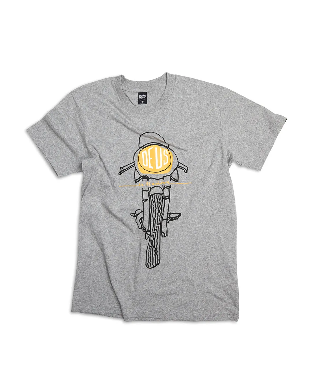 Frontal Matchless Tee - Grey Marle sold by Deus Ex Machina product image thumbnail 5