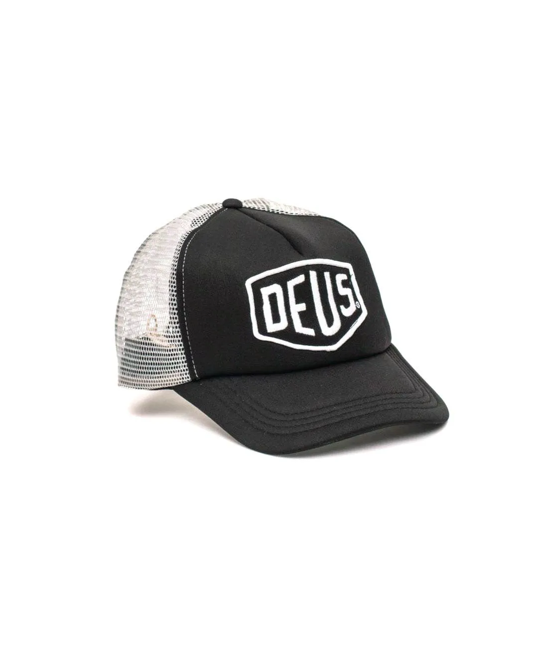 Baylands Trucker Hat - Black-Grey w/ Grey Mesh sold by Deus Ex Machina product image thumbnail 2